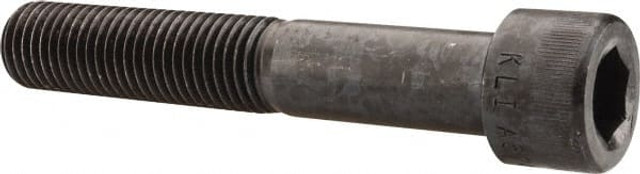 MSC 100C600KCS Socket Cap Screw: 1-8, 6" Length Under Head, Socket Cap Head, Hex Socket Drive, Alloy Steel, Black Oxide Finish