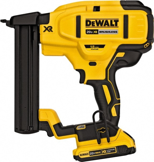 DeWALT DCN681D1 1/4" Crown, 18 Gauge, 100 Staple Capacity Power Stapler