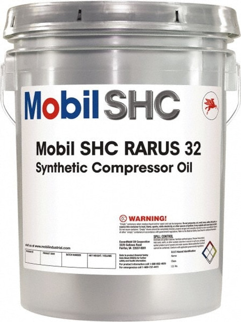 Mobil 121987 5 Gal Pail, ISO 32, Air Compressor Oil