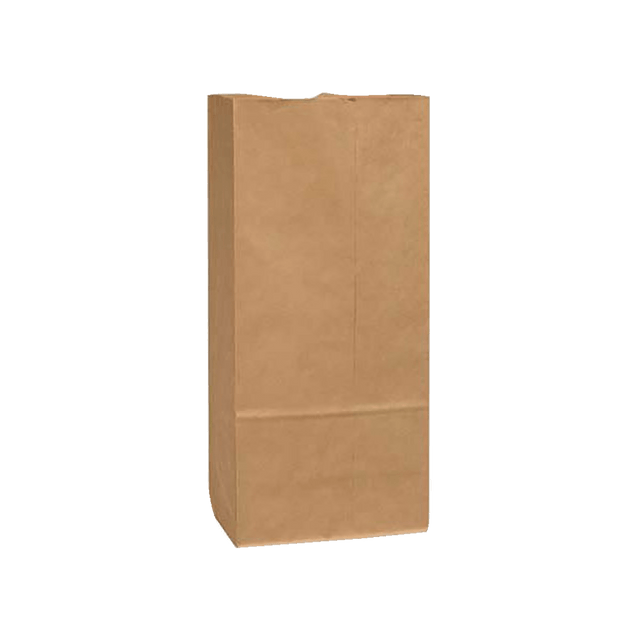 B O X MANAGEMENT, INC. Duro Bag 80978  General Paper Bags, 25#, 18in" x 8.25in x 5.25in, 40 Lb Base Weight, 40% Recycled, Brown Kraft, Bundle Of 500