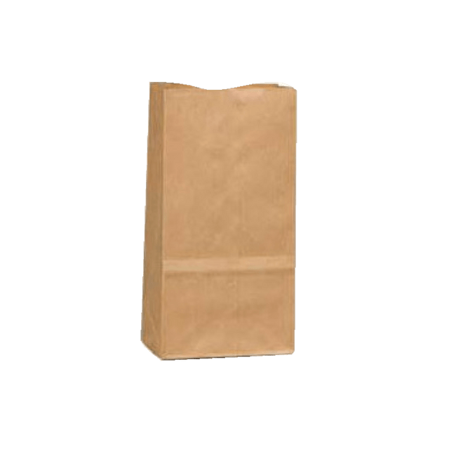 B O X MANAGEMENT, INC. Duro Bag 81006  General Paper Bags, 2#, 7 7/8in x 4 5/16in x 2 7/16in, 30 Lb Base Weight, 40% Recycled, Brown Kraft, Bundle Of 500