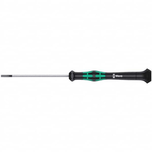 Wera 05118008001 Slotted Screwdriver: 3/32" Width, 6-7/8" OAL, 3-1/8" Blade Length