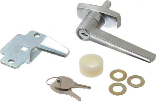 Wiegmann WAL2A Electrical Enclosure Keylock Handle: Use with Single Door Type 12 Enclosures, Single Door Type 3R Enclosures & Single Door Type 4 Enclosures