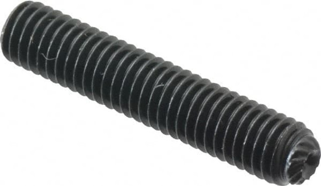 Unbrako 109112 Set Screw: #10-32 x 1", Knurled Cup Point, Alloy Steel, Grade 8