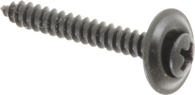 Au-Ve-Co Products 11790 Sheet Metal Screw: #8, Sems Oval Head, Phillips