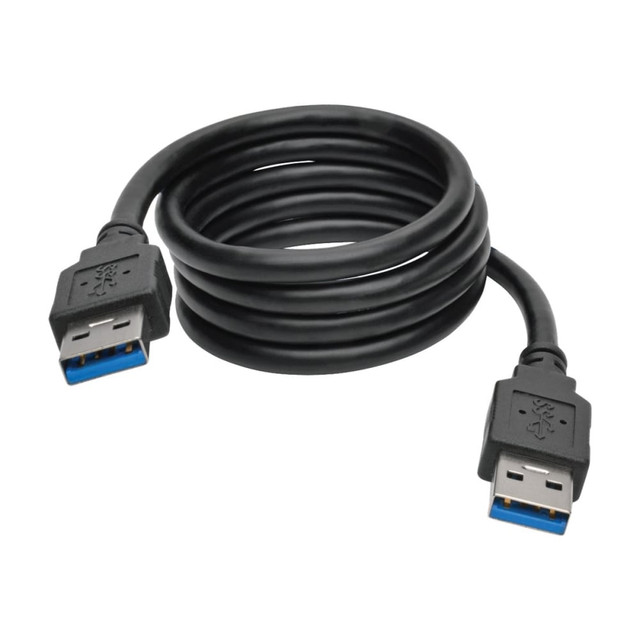 TRIPP LITE U320-003-BK Eaton Tripp Lite Series USB 3.0 SuperSpeed A/A Cable (M/M), Black, 3 ft. (0.91 m) - USB cable - USB Type A (M) to USB Type A (M) - USB 3.0 - 3 ft - black