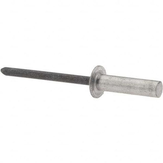 RivetKing. ABS68CE/P100 Closed End Sealing Blind Rivet: Size 6-8, Dome Head, Aluminum Body, Steel Mandrel