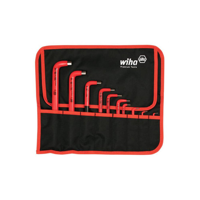 Wiha 13693 10 Piece Insulated L-Key Hex Key Set