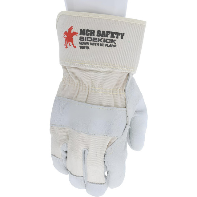 MCR Safety 16010XL Gloves: Size XL, Cowhide