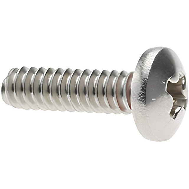 Value Collection R6-32X1/2 #6-32, 1/2" Length Under Head, Pan Head, #2 Phillips Self Sealing Machine Screw