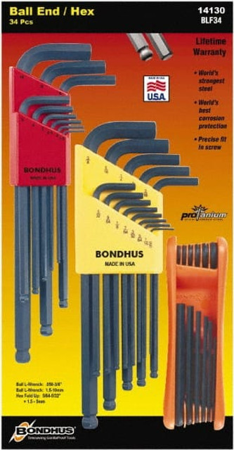 Bondhus 14130 Hex Key Sets