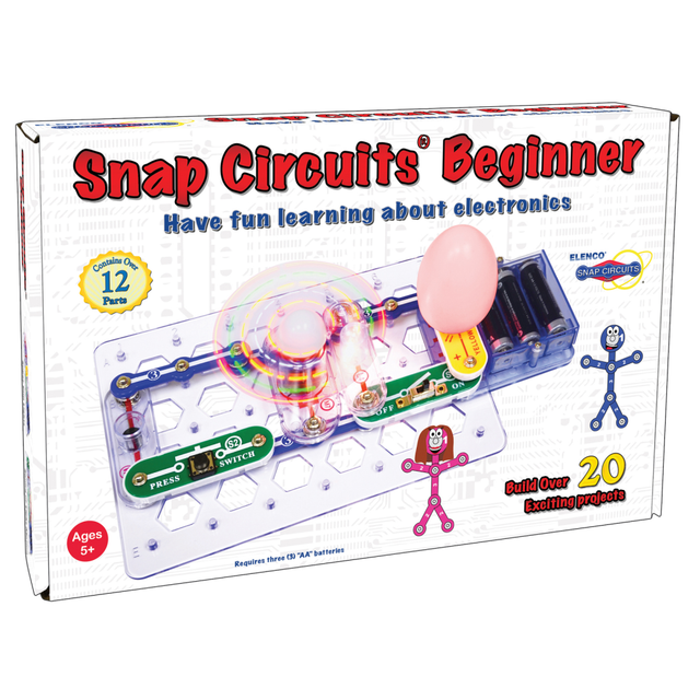 ELENCO ELECTRONICS INC. EE-SCB20 Elenco Electronics Snap Circuits Beginner Set, Multicolor ELENCO ELECTRONICS INC. EE-SCB20 Elenco Electronics Snap Circuits Beginner Set, Multicolor