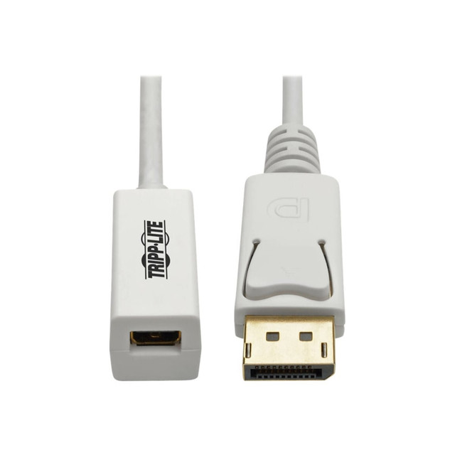 TRIPP LITE P134-06N-MDP  6in DisplayPort To Mini DisplayPort Adapter Cable, White
