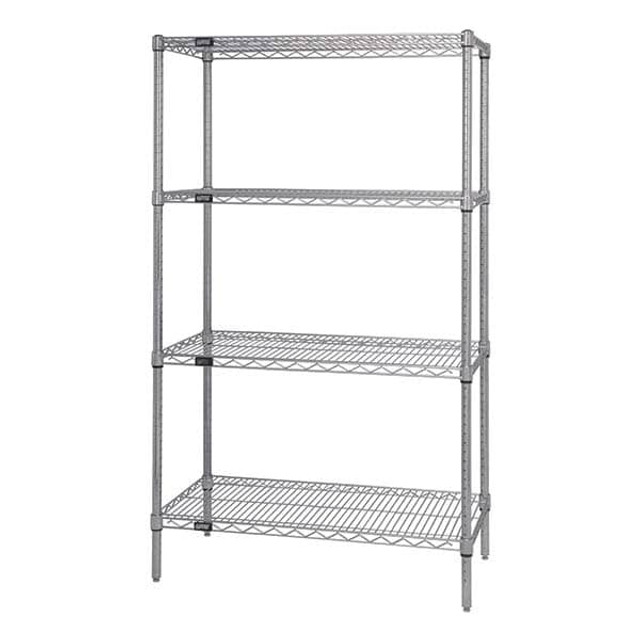 Quantum Storage WR86-1848C Starter Unit Wire Shelving: 4 Shelves