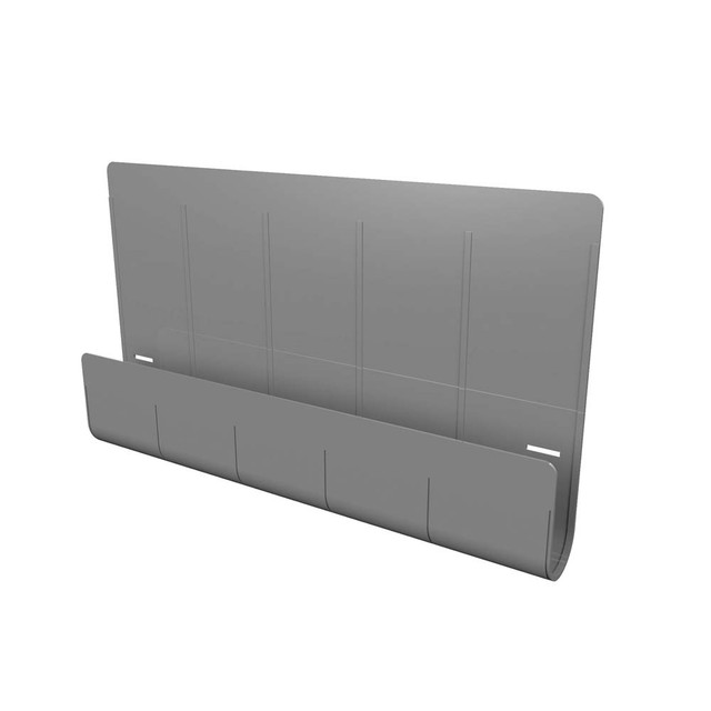 DEFLECT-O CORPORATION 400005 Deflecto Standing Desk Privacy Panel Organizer, Gray DEFLECT-O CORPORATION 400005 Deflecto Standing Desk Privacy Panel Organizer, Gray