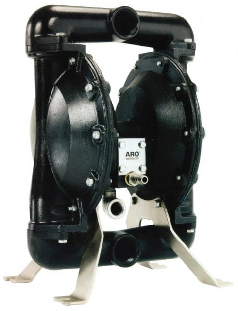 ARO/Ingersoll-Rand 66615A-244-C Air Operated Diaphragm Pump: 1-1/2" NPT, Aluminum Housing