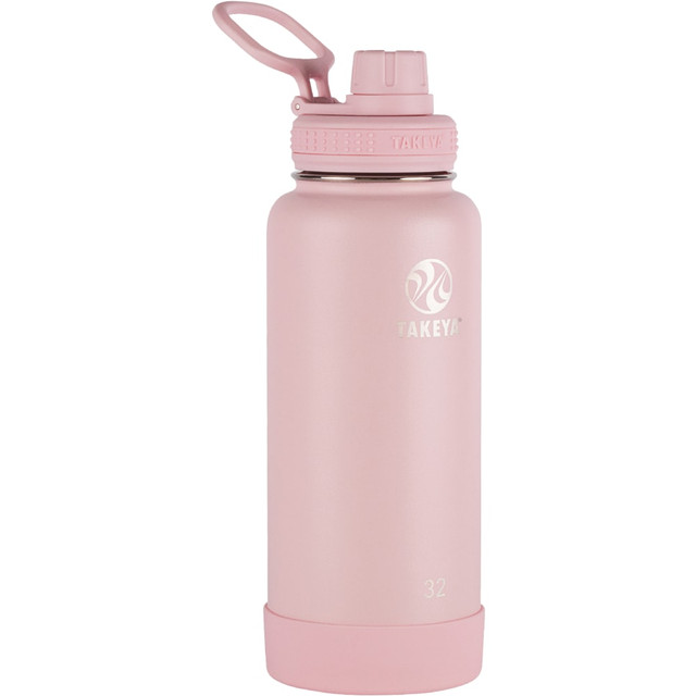 TAKEYA USA CORPORATION 51035 Takeya Actives Spout Reusable Water Bottle, 32 Oz, Blush TAKEYA USA CORPORATION 51035 Takeya Actives Spout Reusable Water Bottle, 32 Oz, Blush