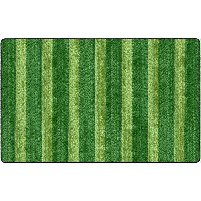 Nothing is better than sitting on a comfy, cozy rug while listening to a good story in grade school, so make sure your students experience this same scenario with this soft classroom rug. Its great for having a designated place for students to meet or to hold special activities.  Offer students a cozy place to sit during story time, morning meetings or for classroom activities.  Constructed of durable and economical nylon, this rug looks and feels like a woven rug.  Enjoy the fun pattern on the rug to brighten up your classroom.  This product is heavy and/or oversized and may need more than one person to handle.