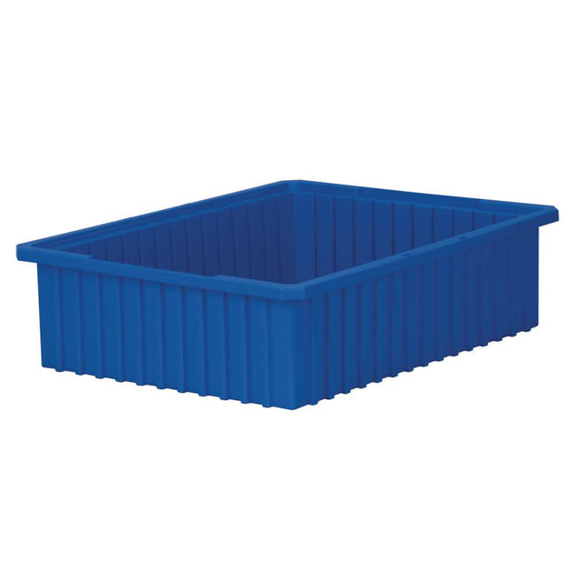 Akro-Mils 33226BLUE Polyethylene Dividable Storage Tote: 40 lb Capacity
