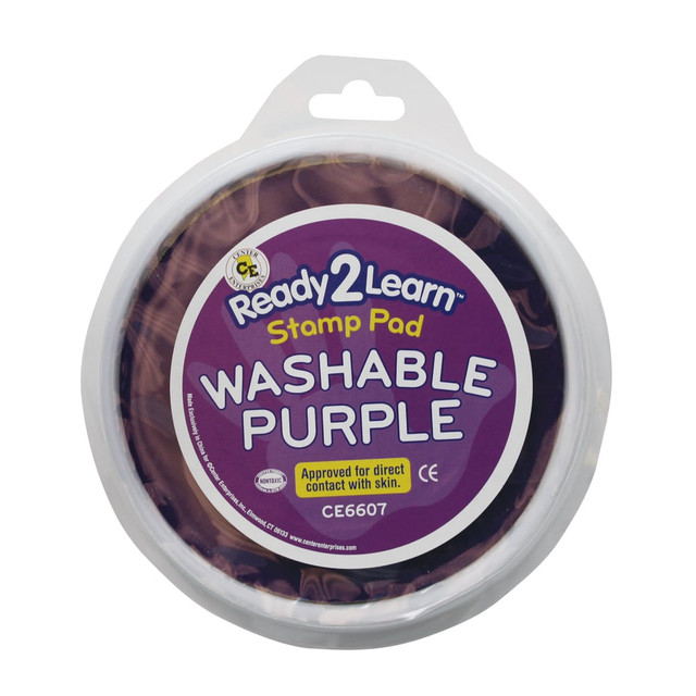 BAUMGARTENS CE-6607BN Ready 2 Learn Jumbo Washable Stamp Pad, Purple, Pack of 6 BAUMGARTENS CE-6607BN Ready 2 Learn Jumbo Washable Stamp Pad, Purple, Pack of 6