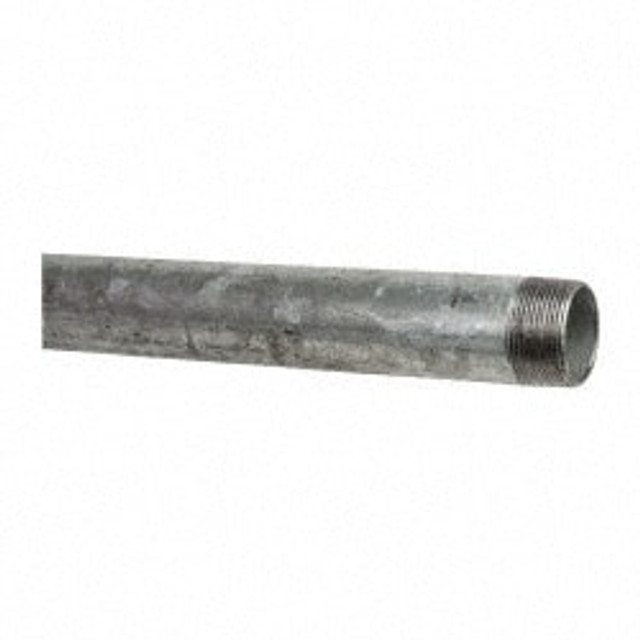 B&K Mueller 567-600FG Galvanized Pipe Nipple: 1-1/2", 60" Long, Schedule 40, Steel