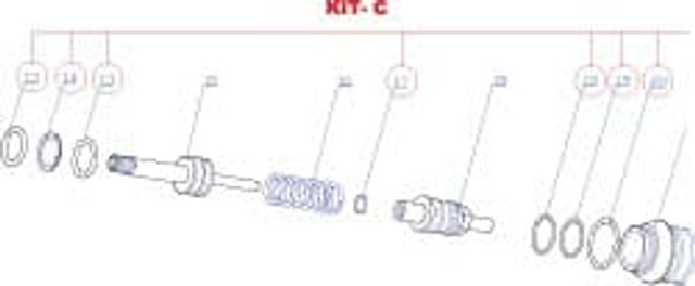 RivetKing. RK8000S-KC 3 to 6" Seal Kit for Rivet Tool