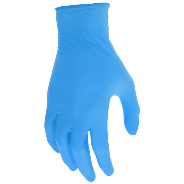 MCR Safety 6010OM Disposable Gloves: Medium, 4 mil Thick, Nitrile, Medical Grade