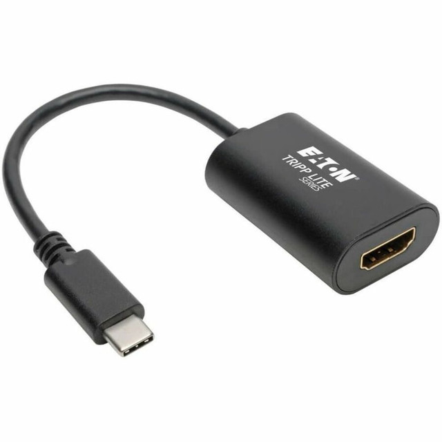 TRIPP LITE U444-06N-HD4K6B Eaton Tripp Lite Series USB C to HDMI Video Adapter Converter 4Kx2K M/F, USB-C to HDMI, USB Type-C to HDMI, USB Type C to HDMI 6in - External video adapter - USB-C 3.1 - HDMI - black TRIPP LITE U444-06N-HD4K6B Eaton Tripp Lite Series USB C to HDMI Video Adapter Converter 4Kx2K M/F, USB-C to HDMI, USB Type-C to HDMI, USB Type C to HDMI 6in - External video adapter - USB-C 3.1 - HDMI - black