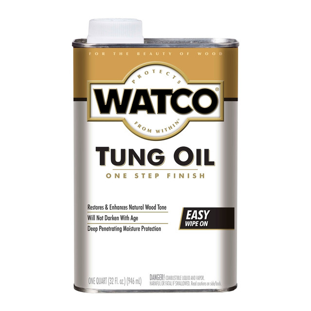 RUST-OLEUM CORPORATION 266634 Watco Tung Oil, 32 Oz, Case Of 4 Bottles