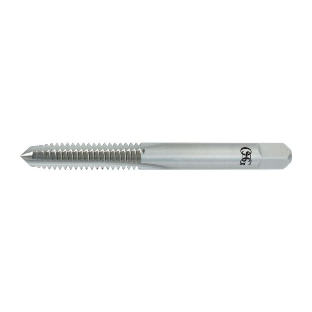 OSG 1050700 Straight Flute Tap: #10-24 UNC, 3 Flutes, Plug, 2B/3B Class of Fit, High Speed Steel, Bright/Uncoated