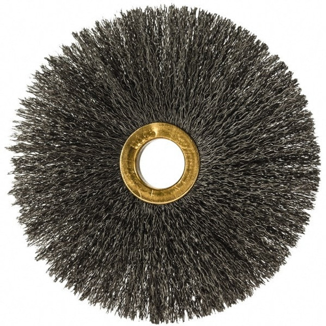 Osborn 0001143100 Wheel Brush: 4" Wheel Dia, Crimped