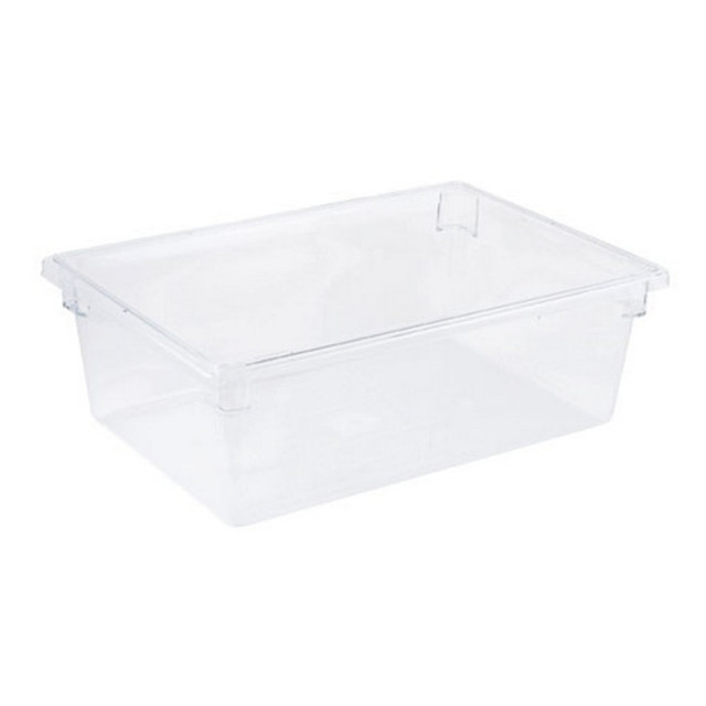 Keep leftovers fresh with this food storage container. Designed to withstand a range of ice-cold and hot temperatures, this container can handle just about anything from ice cream to soup.  Made of polycarbonate for damage and stain resistance due to acid, alcohol and oil.  Handles most foods at -40 to 210 degree temperatures.  Graduated measurements along the side are easy to read.  Freezer-safe design lets you preserve leftovers.  Dishwasher safe for easy cleaning.  Backed by the manufacturers 1-year limited warranty.  This product is heavy and/or oversized and may need more than one person to handle.