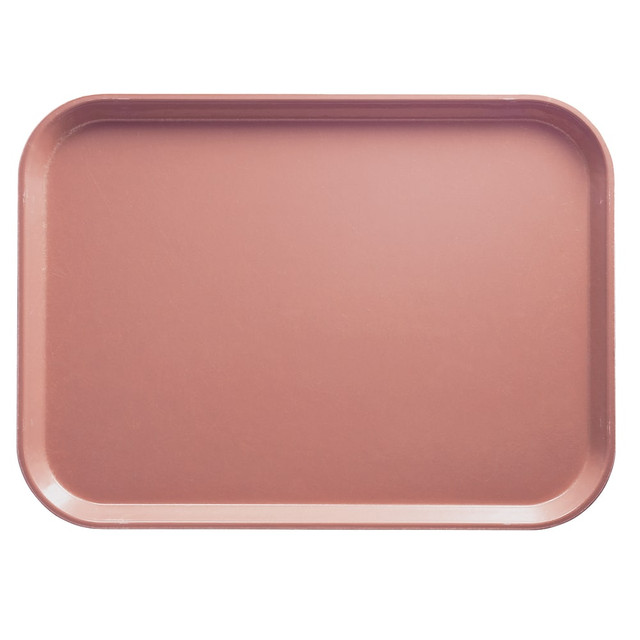 CAMBRO MFG. CO. Cambro 1520409  Camtray Rectangular Serving Trays, 15in x 20-1/4in, Blush, Pack Of 12 Trays
