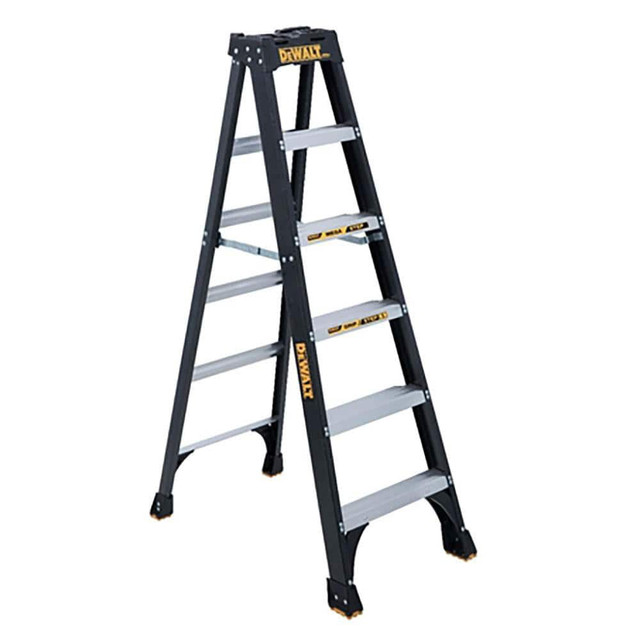 DeWALT DXL3010-06 5-Step Fiberglass Step Ladder: Type IA, 6' High