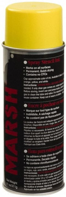 MSC 30401 Stencil Inks; Color: Yellow ; Container Size: 14 oz.