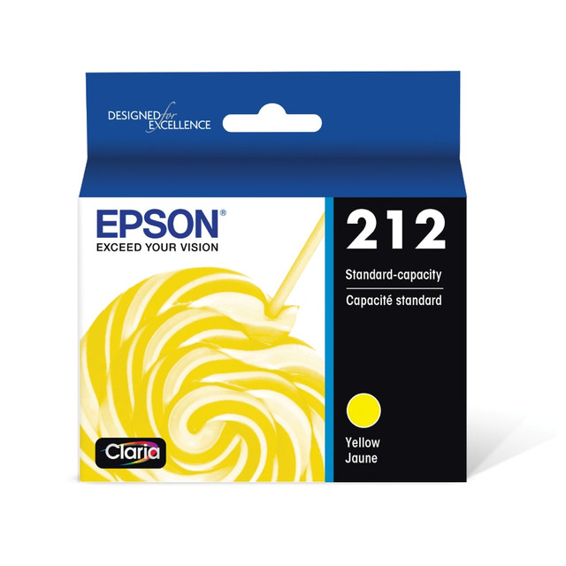 EPSON AMERICA INC. T212420-S Epson 212 Claria Yellow Ink Cartridge, T212420-S