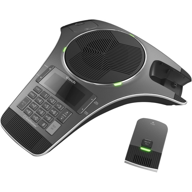 VTECH HOLDINGS LTD VCS702 VTech ErisStation VCS702 DECT 6.0 Conference Phone - Gunmetal VTECH HOLDINGS LTD VCS702 VTech ErisStation VCS702 DECT 6.0 Conference Phone - Gunmetal