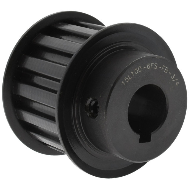 Value Collection 15L100-6FS8K 15 Tooth, 3/4" Inside x 1.76" Outside Diam, Timing Belt Pulley