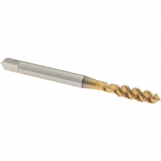 OSG 1413405 Spiral Flute Tap: #10-32 UNF, 3 Flutes, Plug, 2B Class of Fit, High Speed Steel, TIN Coated