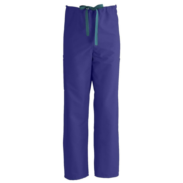 MEDLINE INDUSTRIES, INC. Medline 950JPPXLL-CM  ComfortEase Unisex Tall Non-Reversible Drawstring Cargo Scrub Pants, X-Large, Purple