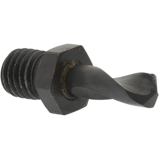 Hertel 84023811 Threaded Shank Drill Bit: #20, 135 ° Point, 1/4-28 Shank, High Speed Steel