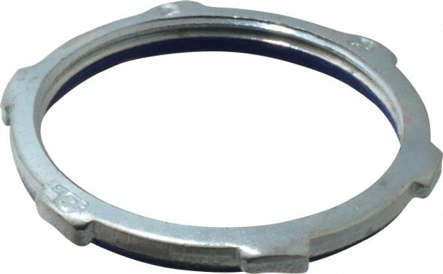 Cooper Crouse-Hinds SL6 Conduit Locknut: For Rigid & Intermediate (IMC), Steel, 2" Trade Size