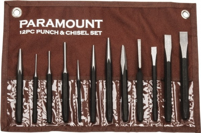 Paramount PAR-PC12SETB 12 Piece Punch & Chisel Set