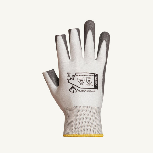 Value Collection S13BFNT-8 Work & General Purpose Gloves; Glove Type: General Purpose ; Application: For Construction & Manufacturing ; Lining Material: Polyester ; Back Material: Nitrile ; Cuff Material: Knit ; Cuff Style: Knit Wrist