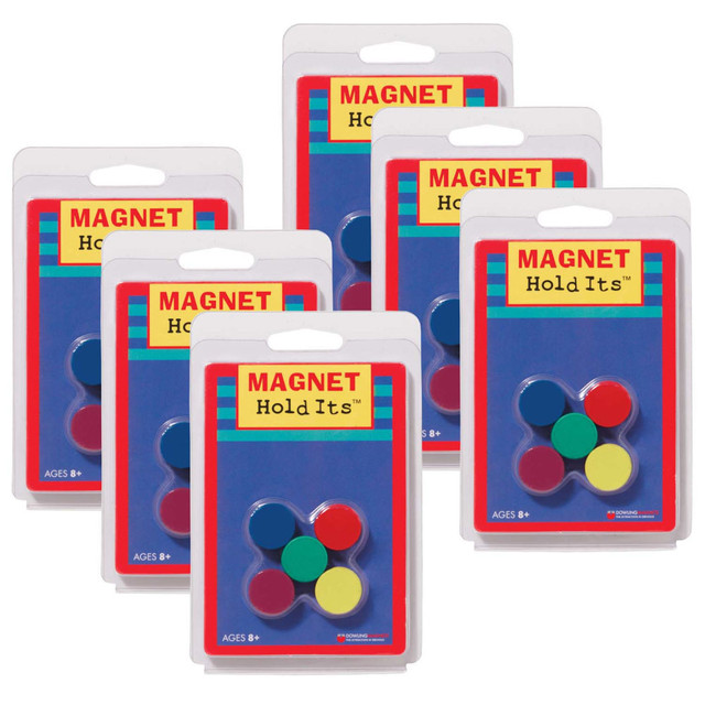 Dowling Magnets DO-735011-6  Ceramic Disc Magnets, 3/4in, 10 Per Pack, 6 Packs