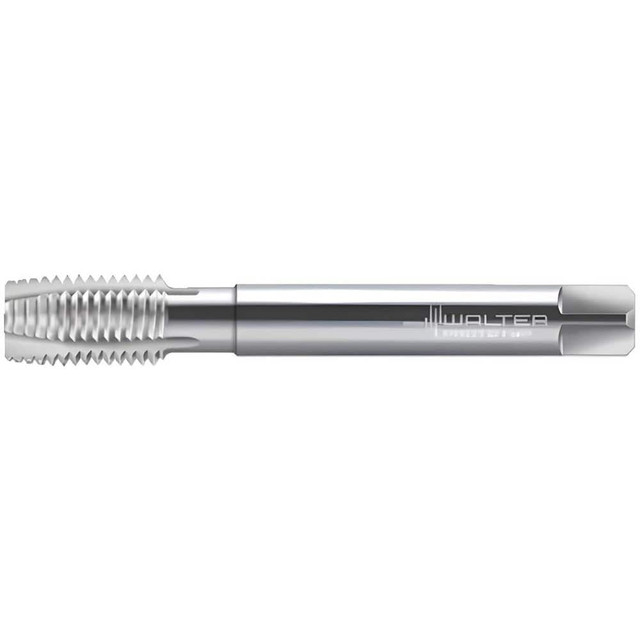 Walter-Prototyp 6149310 Spiral Point Tap: MF10x1 Metric Fine, 3 Flutes, Plug Chamfer, 6H Class of Fit, High-Speed Steel-E, Bright/Uncoated