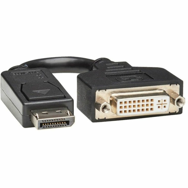 TRIPP LITE P134-000 Eaton Tripp Lite Series DisplayPort to DVI-I Adapter Cable (M/F), 6 in. (15.2 cm) - Display adapter - DisplayPort (M) to DVI-I (F) - 5.9 in - molded TRIPP LITE P134-000 Eaton Tripp Lite Series DisplayPort to DVI-I Adapter Cable (M/F), 6 in. (15.2 cm) - Display adapter - DisplayPort (M) to DVI-I (F) - 5.9 in - molded