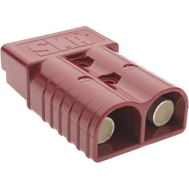 MSC 63243 2/0 AWG, 600 V, 350 A, Silver-Plated Copper Battery Connector