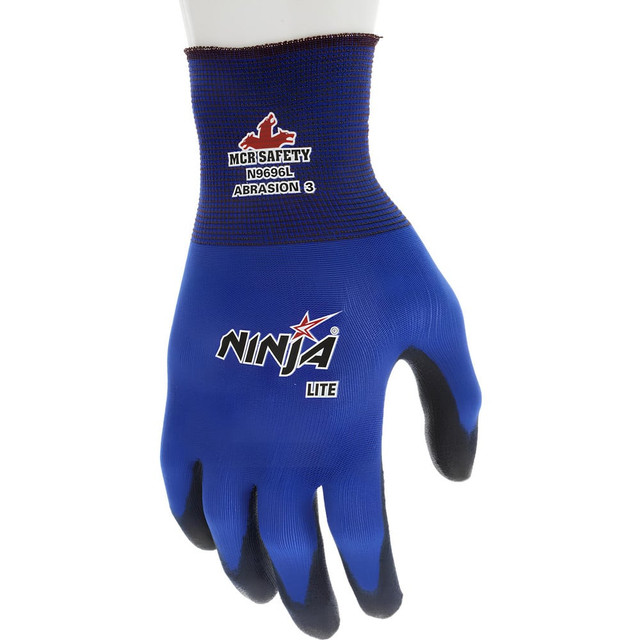 MCR Safety N9696XS General Purpose Work Gloves: X-Small, Polyurethane Coated, Nylon