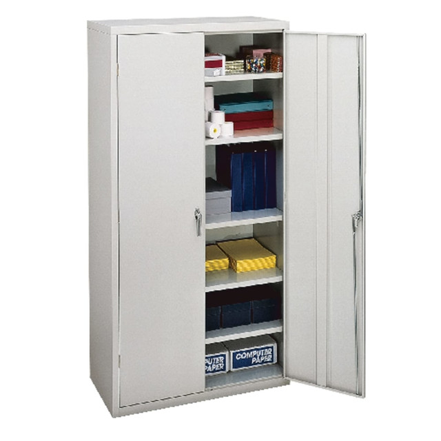 HNI CORPORATION SC2472-Q HON Brigade 5-Shelf Storage Cabinet, Adjustable Shelves, 72inH x 36inW x 24-1/4inD, Light Gray HNI CORPORATION SC2472-Q HON Brigade 5-Shelf Storage Cabinet, Adjustable Shelves, 72inH x 36inW x 24-1/4inD, Light Gray
